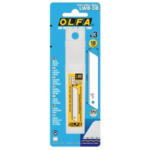 Cuchilla sólida de 18 mm con dentado ondulado Olfa