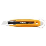 Cúter de seguridad con cortador de precinto con retracción de cuchilla semi automática SK-9 Olfa