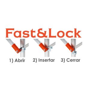 Andamio de aluminio con sistema de anclaje rápido Fast and Lock 100 Gierre