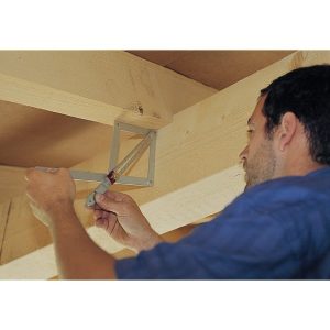 Escuadra ajustable combinada de aluminio anodizado VK Sola