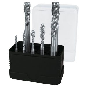 Juego de 7 machos máquina M DIN 371/376 tipo C 35º HSS rectificados Terrax