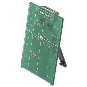 Tablilla verde de puntería con imán y pie de apoyo Leica Geosystems
