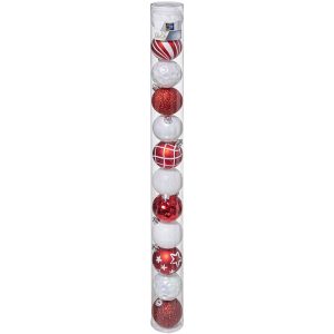 Juego de 12 bolas Navidad ø 6 cm