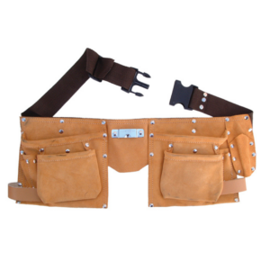 Bolsa Encofrador Cuero 10 Bolsillos