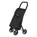 Carro de la Compra MUUVI PLAY Negro 4 Ruedas