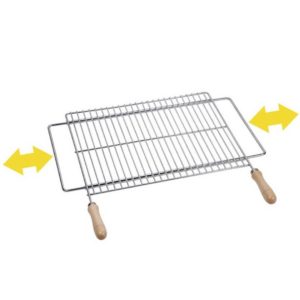 PARRILLA EXTENSIBLE ZINC 60X40 CM