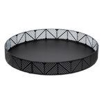 Bandeja metálica friso ø 30 cm