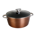 Cazuela Alta Wecook Professional Aluminio Forjado con Tapa