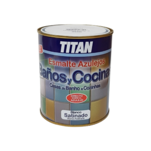 Esmalte Blanco Satín Baños y Cocinas 750 ml