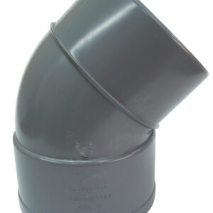 ACC.PVC. CODO MACHO-HEMBRA 110-45º