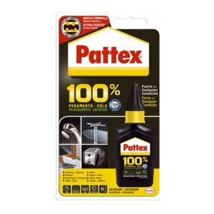 Pattex 100% Pegamento fuerte y versátil, botella 50gr