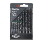 Estuche 8 brocas para madera RATIO