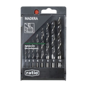 Estuche 8 brocas para madera RATIO