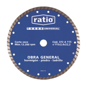 DISCO TURBO UNIVERSAL 115 MM.RATIO