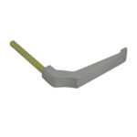 Manubrio Aluminio Mod.107 Plata