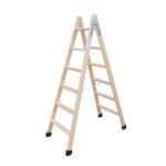 Escalera Madera 6 Peldaños con Tacos
