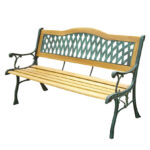 BANCO FORJA 122 CM RESPALDO PLAST.