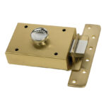 Cerradura Sobreponer Modelo 303 Rever Latón Ll/plana