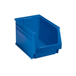 Gaveta apilable Tayg azul de polipropileno en caja completa
