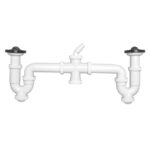 Sifón curvo doble CREARPLAST C-58