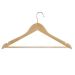 Percha Madera Recta Juego 5 Unidades Habitex