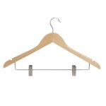 Percha Madera Recta 3 U C/pinzas Habitex