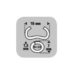 Grapas Omega 16 Galvanizado Estuche 1250 Grapas