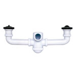 Sifón botella extensible CREARPLAST doble C-70