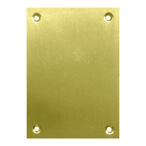 PLACA CIEGA 2 UNID. 80X80MM LATON PULIDO
