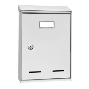 BUZON METALICO EXT. MOD. NANO. BLANCO.