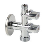 Llave escuadra ARCO doble Combi Mac antical 1/2X3/8X3/4"