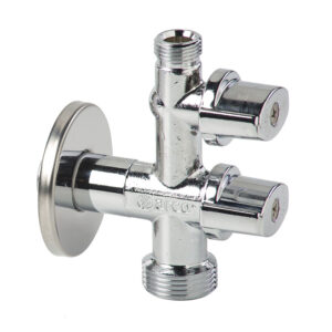 Llave escuadra ARCO doble Combi Mac antical 1/2X3/8X3/4"