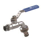 Grifo curvo esfera ARCO conexión rápida inox 1/2"
