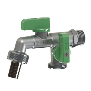 Grifo doble curvo ARCO antical Mac Nano 1/2X3/4X3/4"