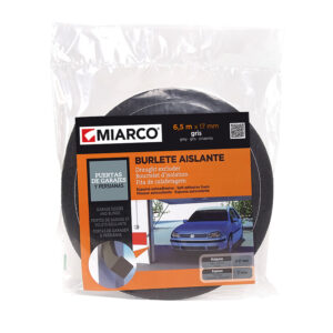 Burlete espuma garage MIARCO 6,5 m - 17 mm