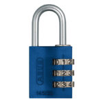 Candado Combinación Alum.20 mm Azul