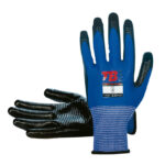 Guante Pol/nit Azul/negro T/8