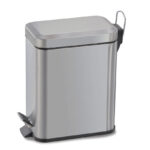 Cubo Pedal A Inox 5 L Rectang Habitex