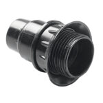 Portalámparas negro E-14 DUOLEC rosca blocante (Envase completo)