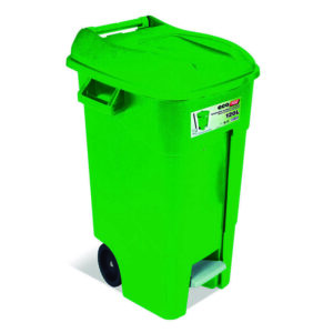 Contenedor C/pedal 120 L Verde Tayg