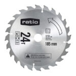Disco de sierra circular RATIO D.185X2,4X30MM.24Z