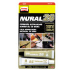 Pattex Nural 26 cemento adhesivo reparador construcción extra tiempo trabajo, 2x11ml