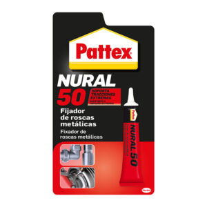Pattex Nural 50 fijador tornillos y tuercas metálicas, 10ml