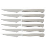 Juego de 6 cuchillos chuleteros ARCOS monoblock