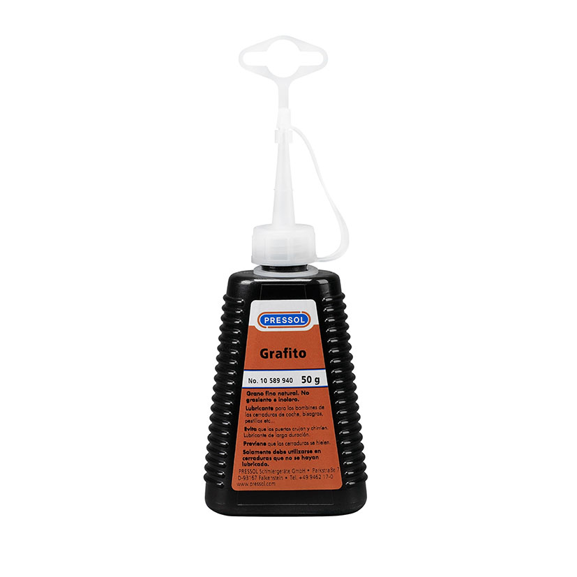Lubricante polvo de grafito para cerraduras y bisagras PRESSOL 50 gr