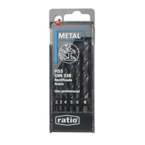 Estuche de 6 brocas para metal RATIO 1596