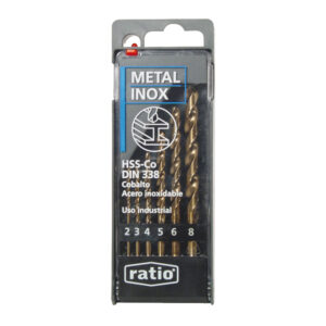 Estuche de 6 brocas para metal RATIO 1597
