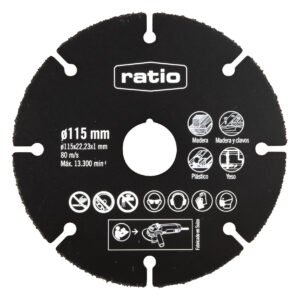 Disco de corte multimaterial para amoladora RATIO carburo Multiwheel