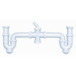 Sifón curvo doble CREARPLAST C-59