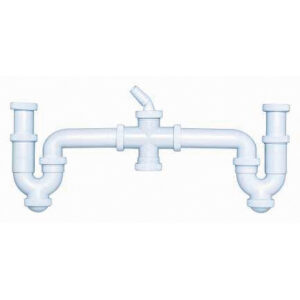 Sifón curvo doble CREARPLAST C-59